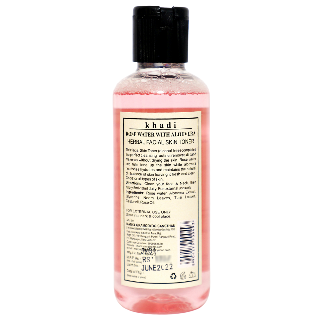 Herbal Rose Water with Aloevera Skin Tonner