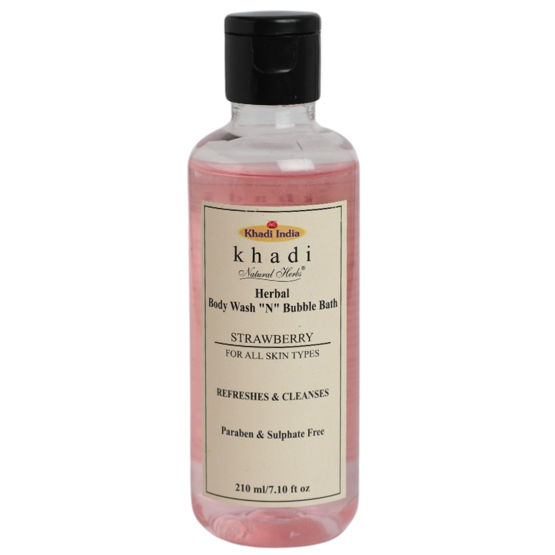 Herbal Body Wash "N" Bubble Bath Strawberry