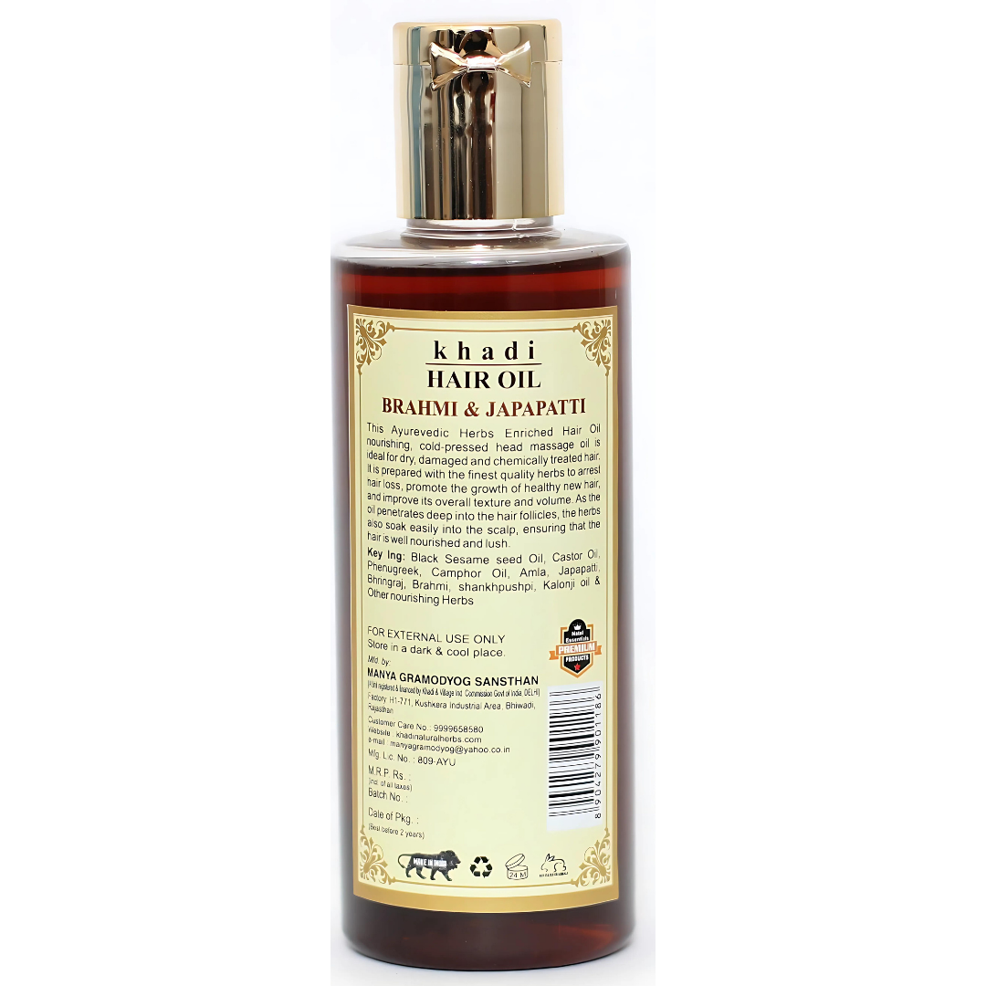 Ayurvedic Herbs Enriched Hair Oil Japapatti