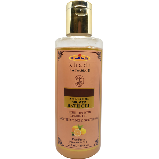 Ayurvedic Shower bath Gel Green Tea with Lemon Oil