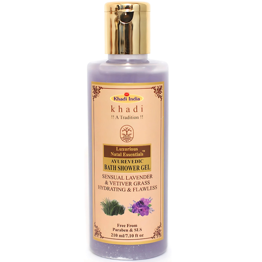 Ayurvedic Shower Bath Gel Lavender & Vetiver grass