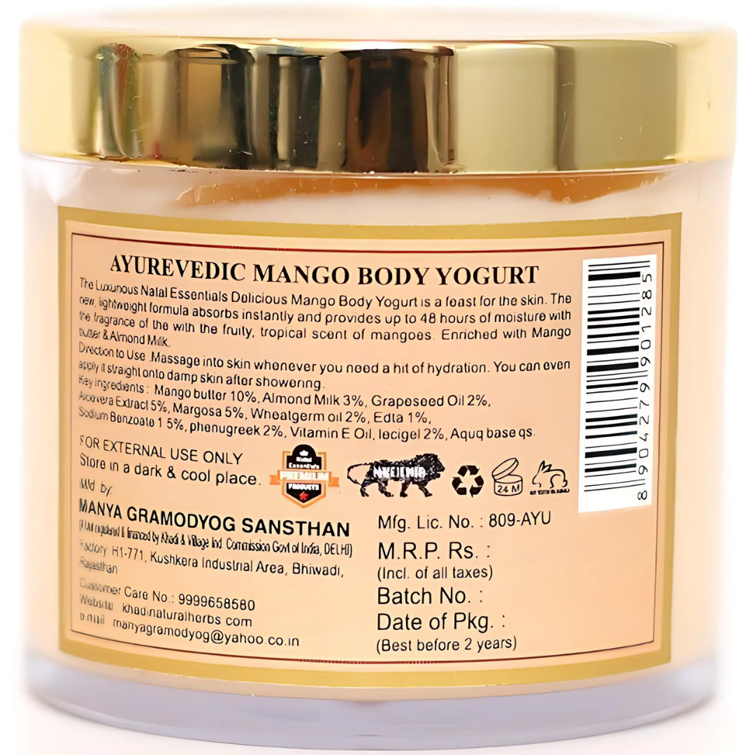 Ayurvedic Mango Body Yogurt
