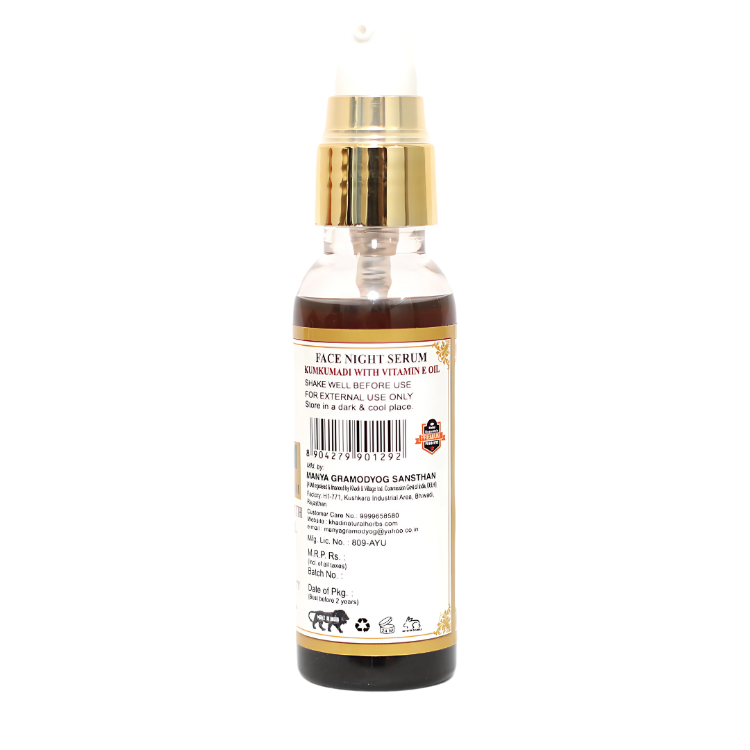 Ayurvedic Kumkumadi Face Night Serum
