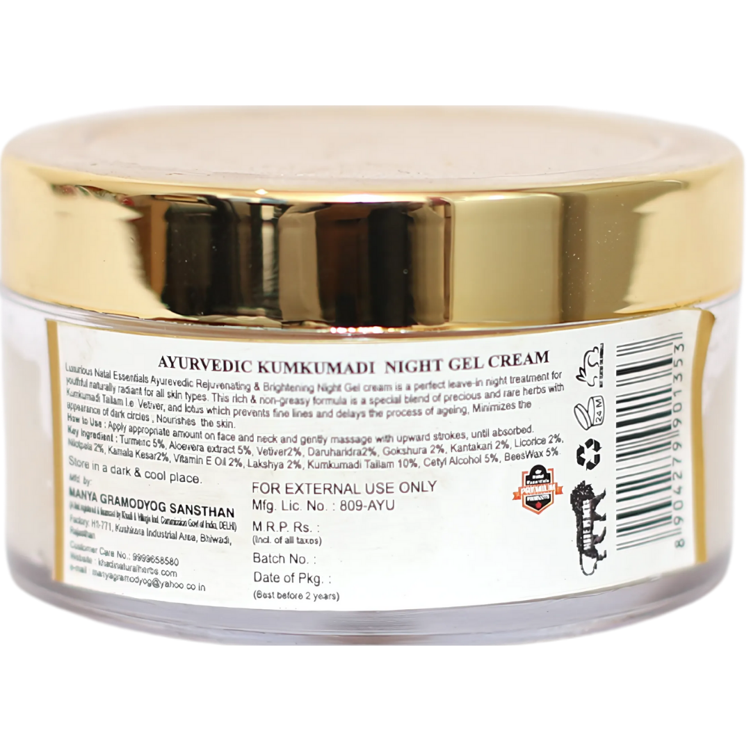Ayurvedic Kumkumadi Night Gel Cream
