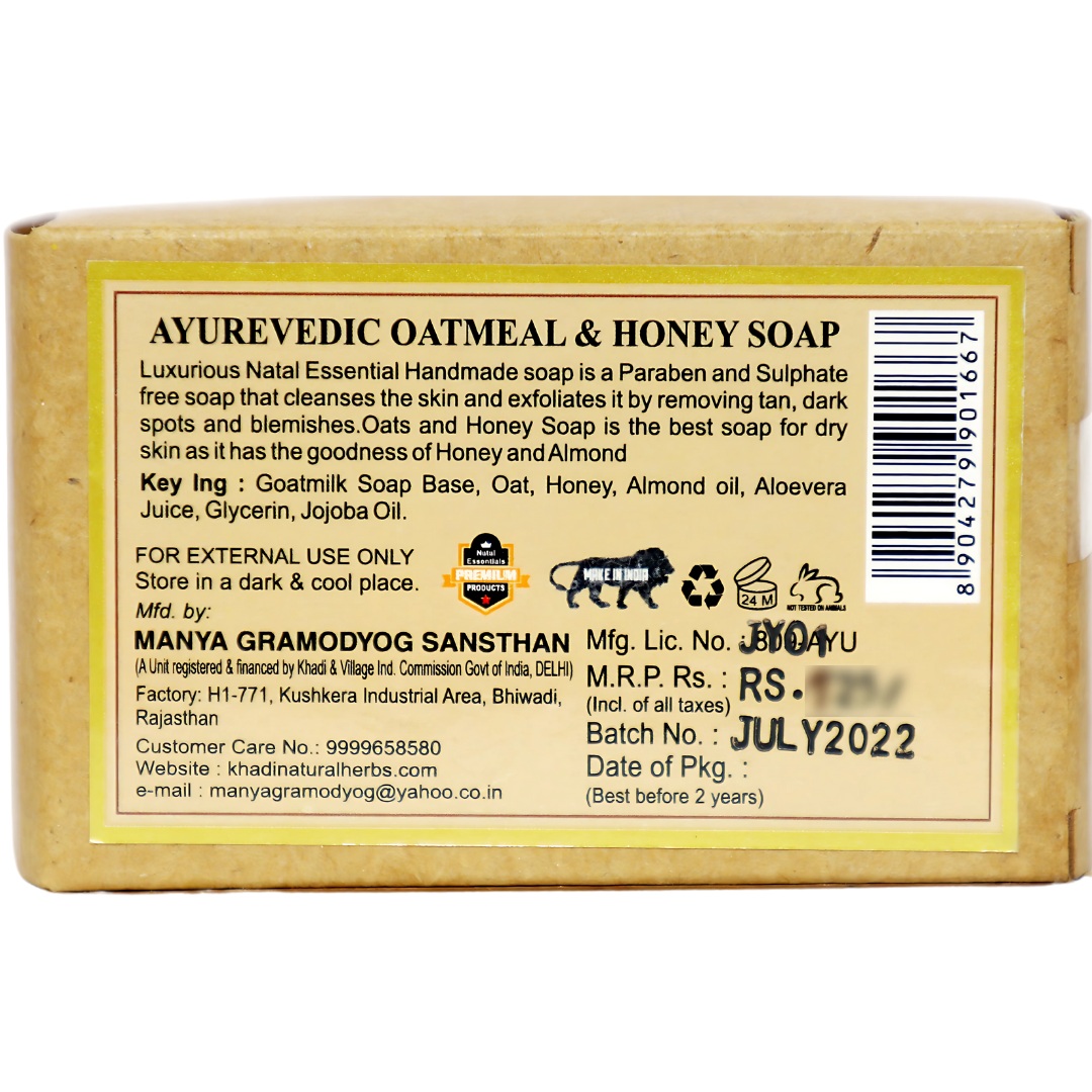 Ayurvedic Soap Oatmeal & Honey