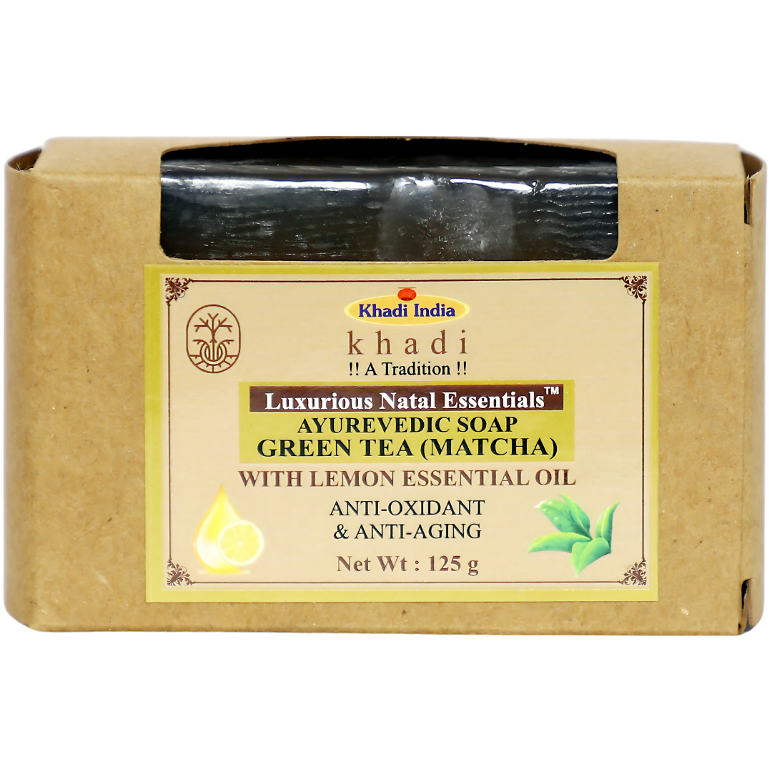 Ayurvedic Soap Green Tea (Matcha) & Lemon Oil