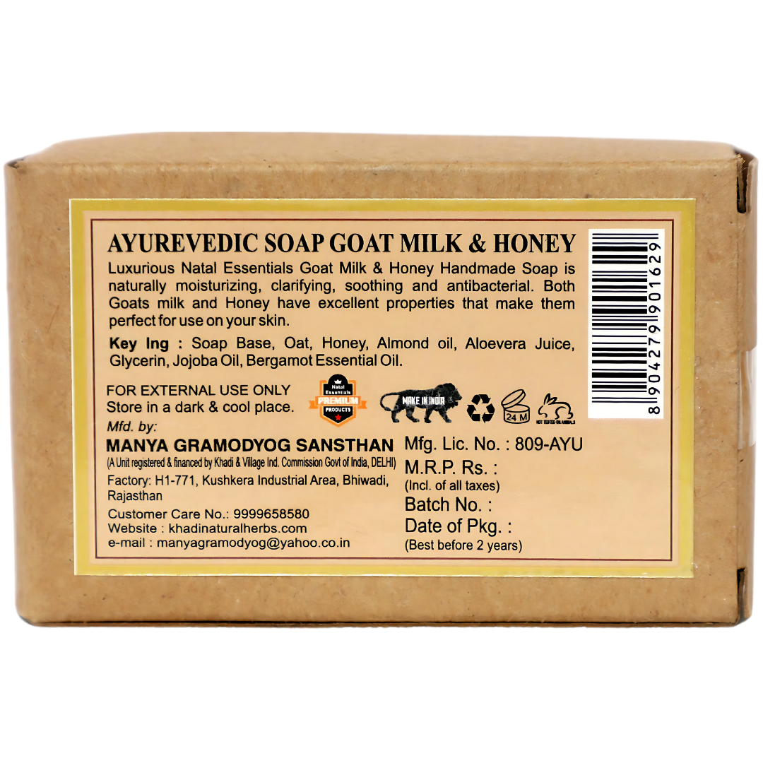 Ayurvedic Soap Goat Milk & Honey
