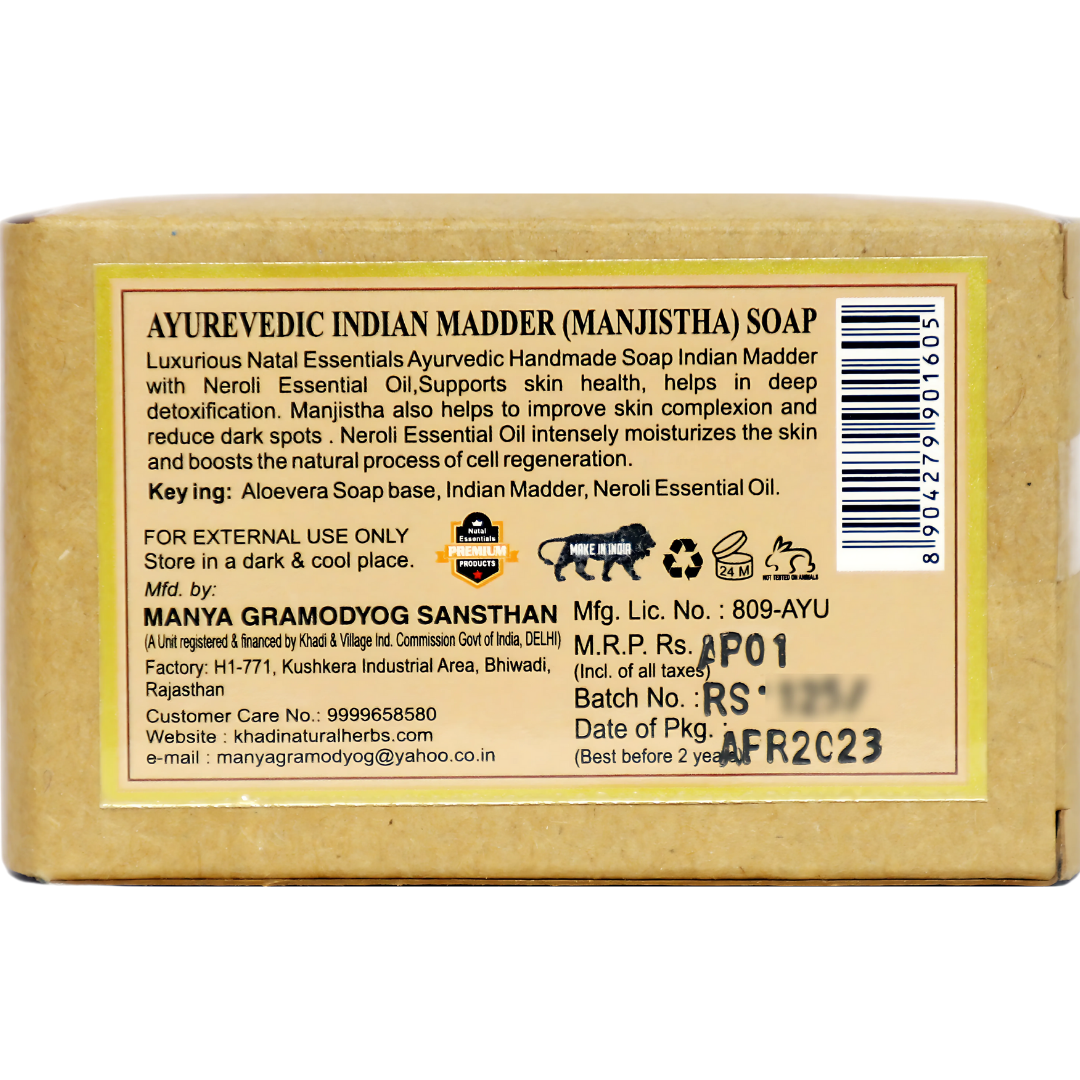 Ayurvedic Soap Indian Madder (Manjistha)