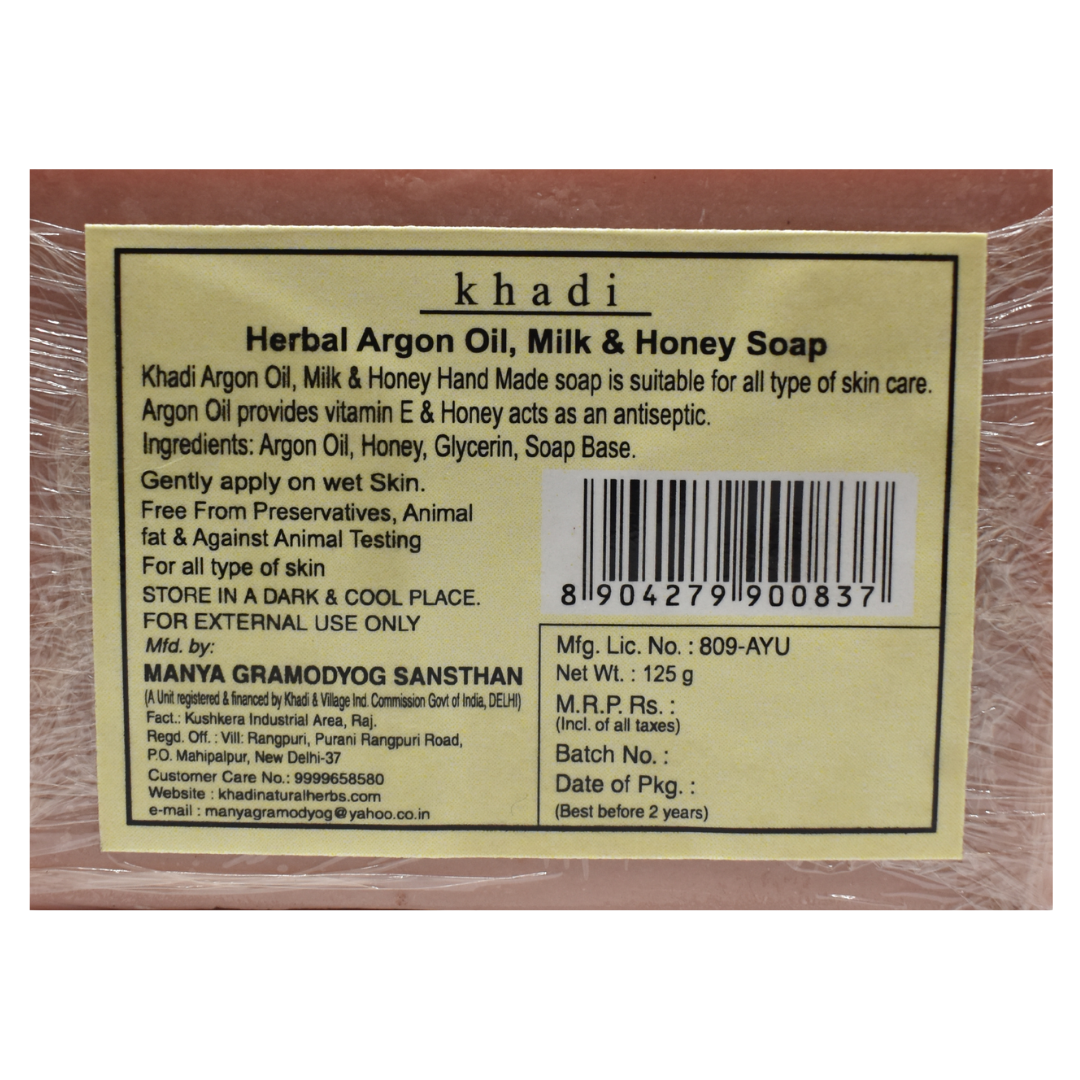 Herbal Argon Oil, Milk & Honey Soap