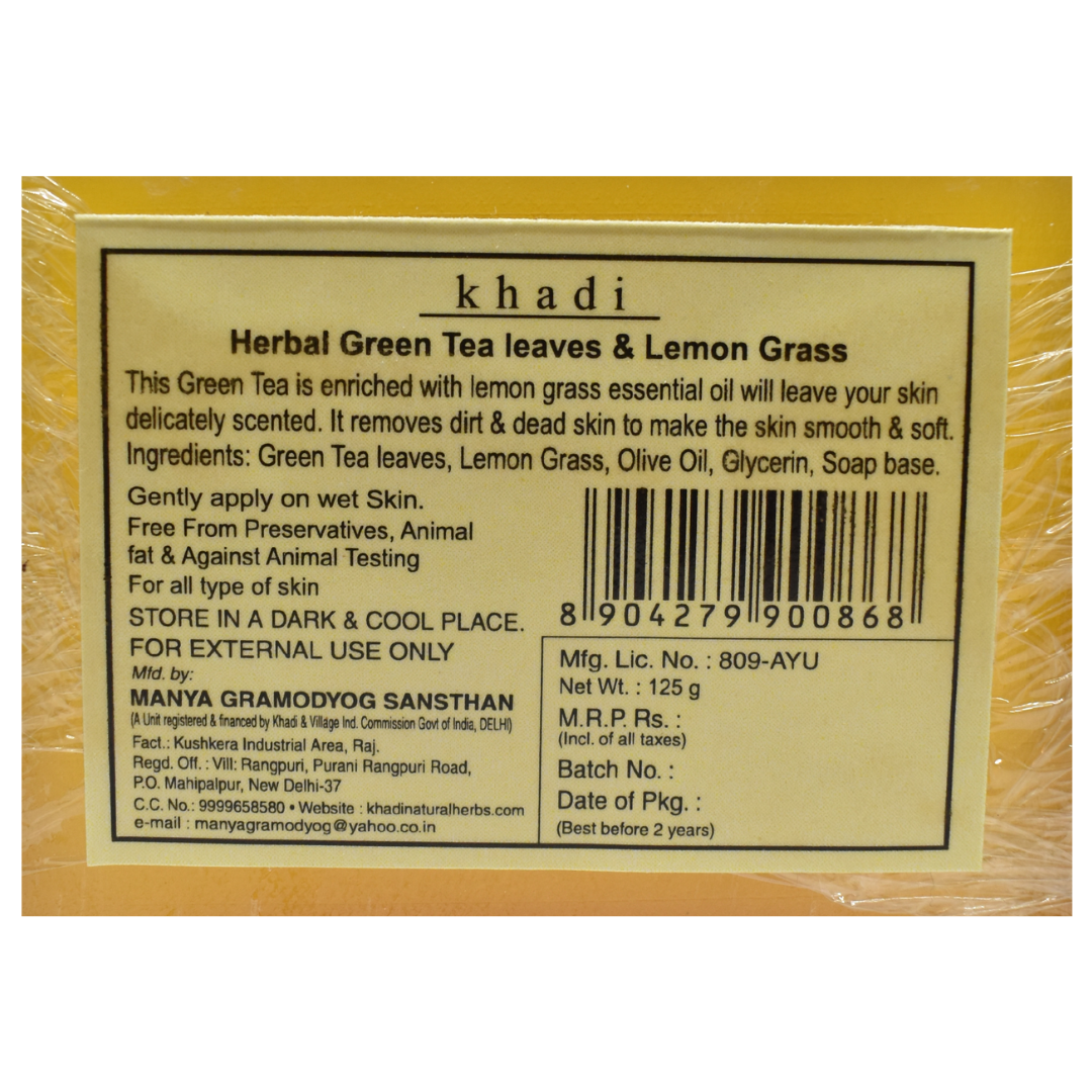 Herbal Green Tea with Lemongrass Soap
