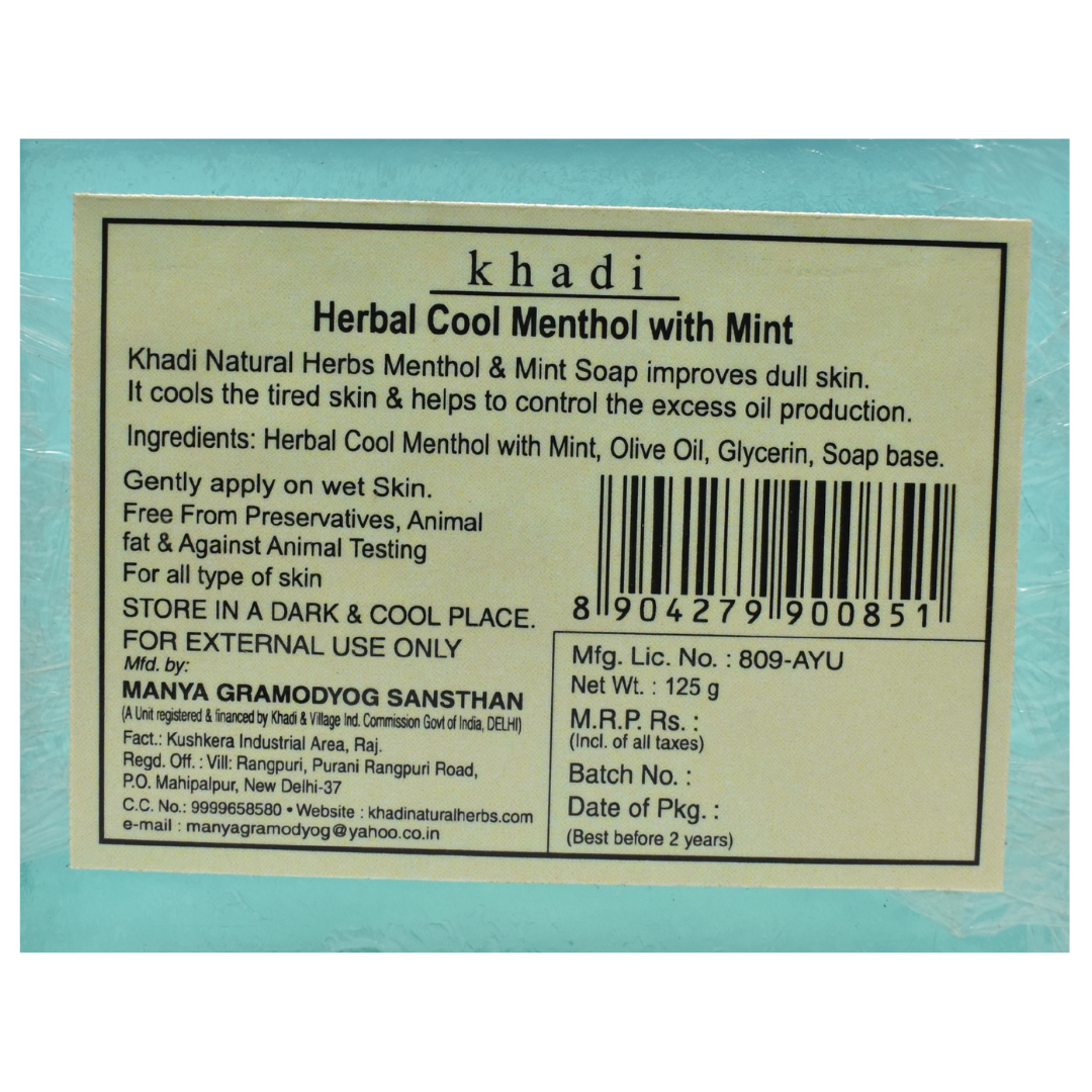 Herbal Menthol with Mint Soap