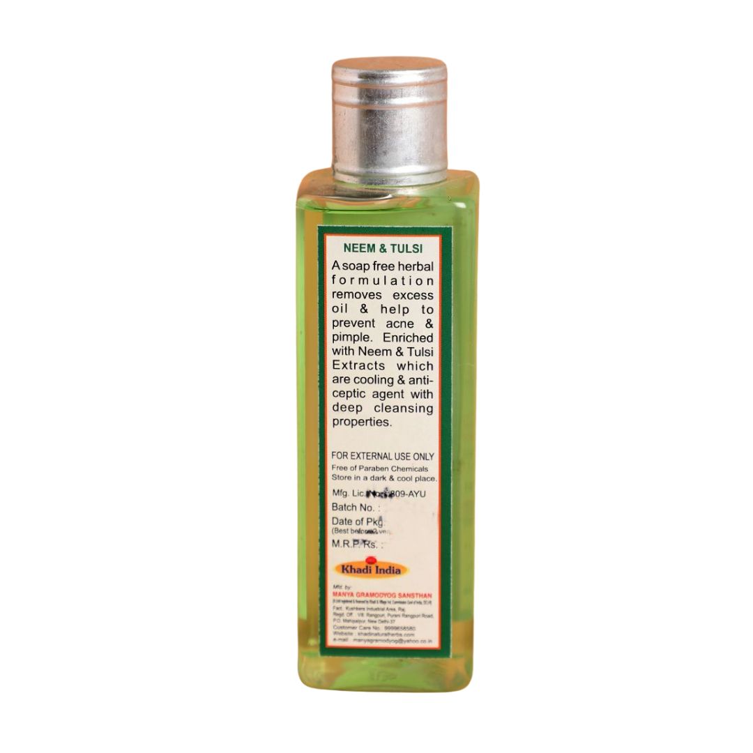 Gentle Face Wash Gel (Neem & Tulsi) Square Bottle
