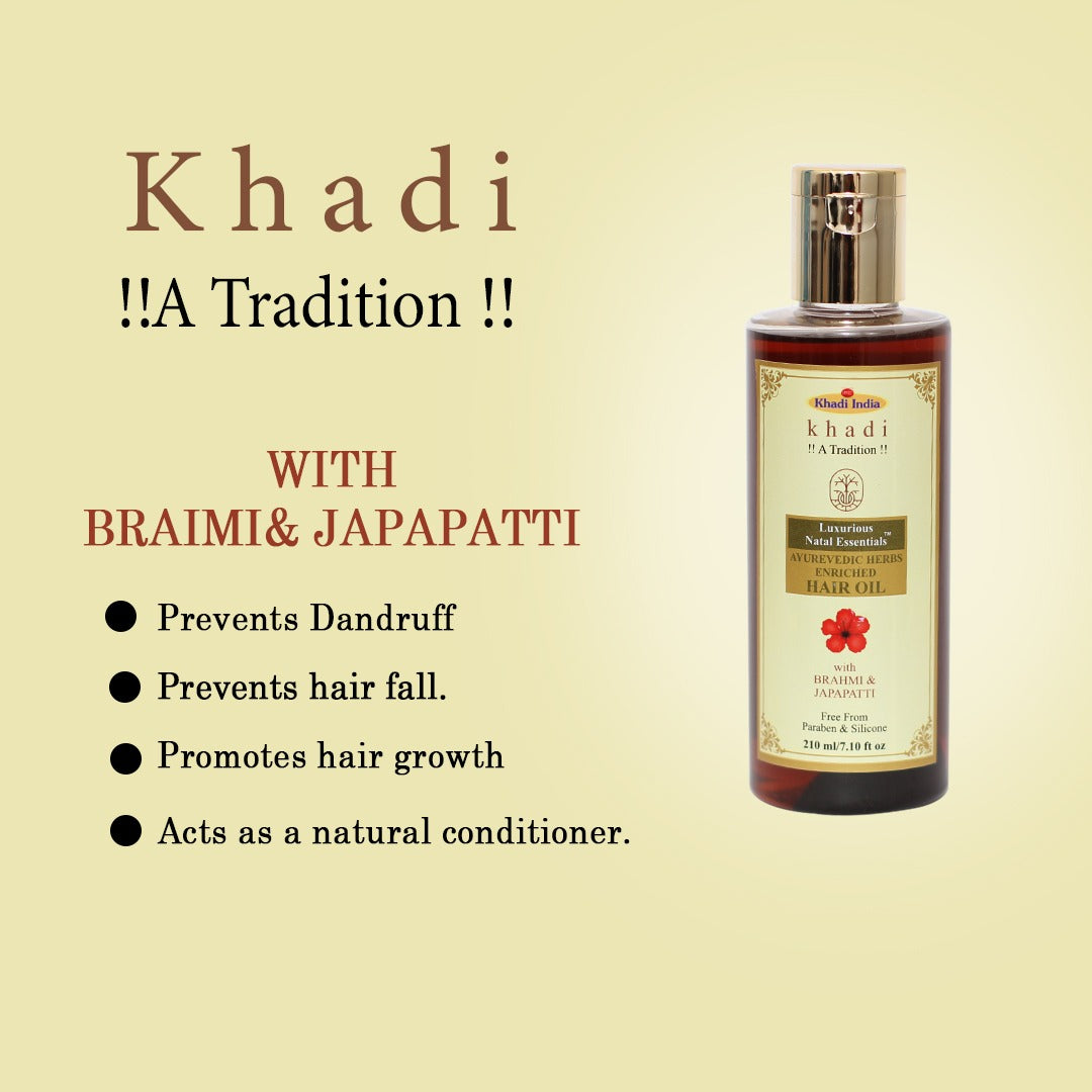 Ayurvedic Herbs Enriched Hair Oil Japapatti