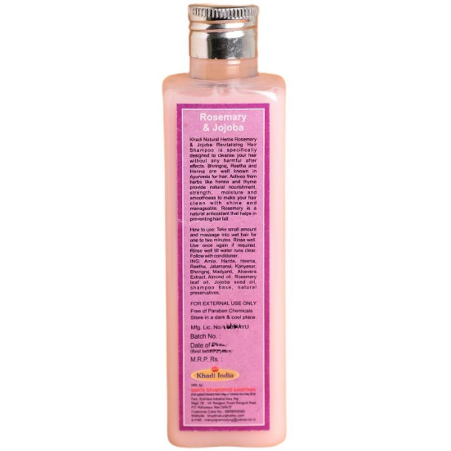 Smoothing Hair Shampoo Rosemary & Jojoba