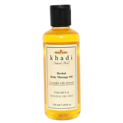 Herbal Body Massage Oil Lavender with Almond