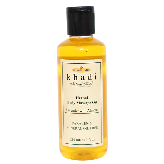 Herbal Body Massage Oil Lavender with Almond