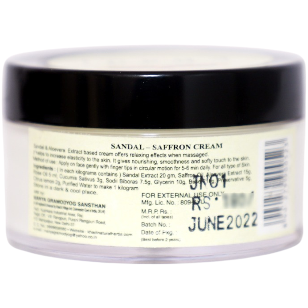 Herbal Sandal Saffron Cream