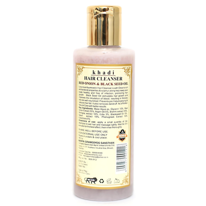 Ayurvedic Hair Cleanser Red Onion & Black Seed Oil