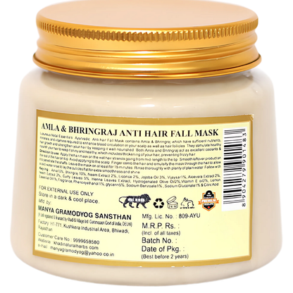 Ayurvedic Anti Hair Fall Mask Amla & Bhringraj