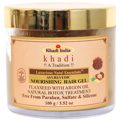 Ayurvedic Nourishing Hair Gel Flaxseed With Argon Oil