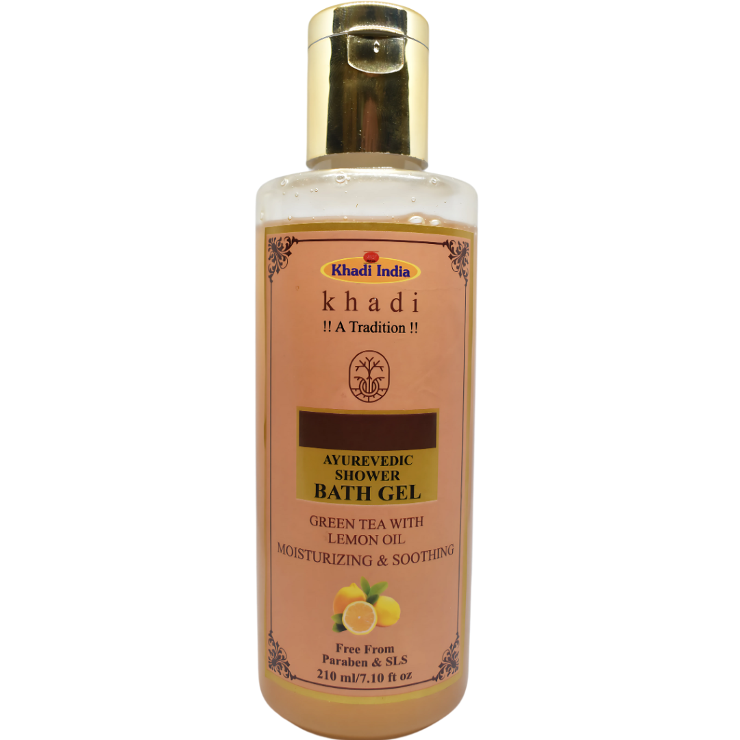 Ayurvedic Shower bath Gel Green Tea with Lemon Oil
