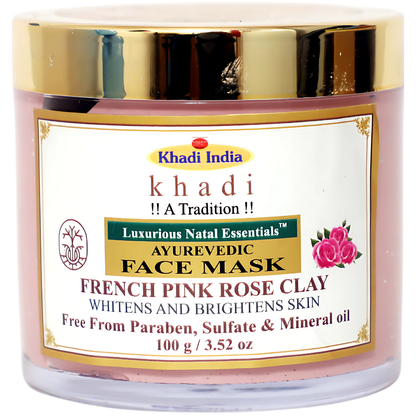 Ayurvedic Face mask French Pink Rose Clay