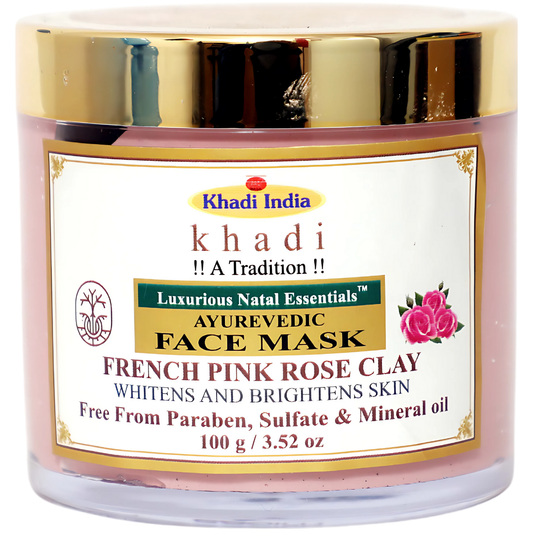Ayurvedic Face mask French Pink Rose Clay