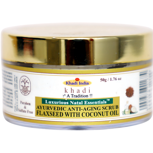 Ayurvedic Anti-Aging Flaxseed Scrub