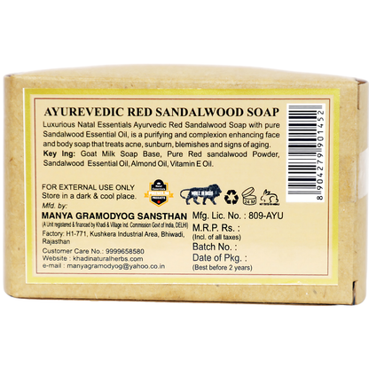 Ayurvedic Red Sandalwood Soap