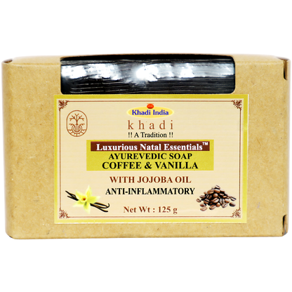 Ayurvedic Soap Coffee & Vanilla with Jojoba Oil
