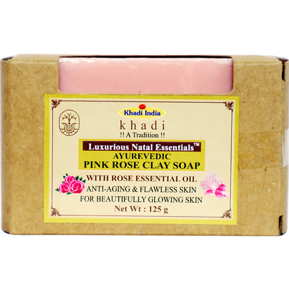 Ayurvedic Soap Pink Rose Clay