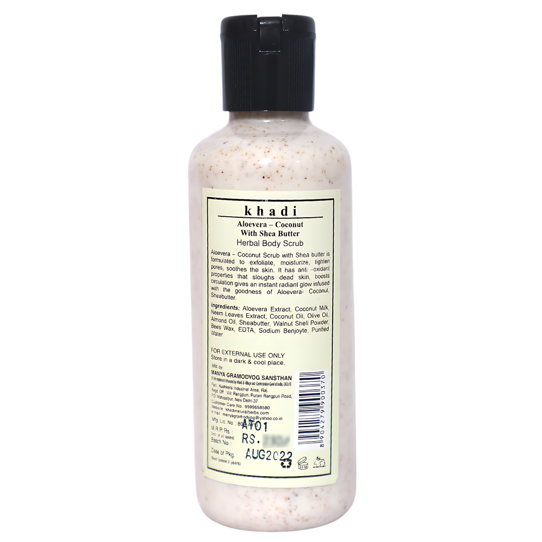 Herbal Body Scrub Aloevera Coconut