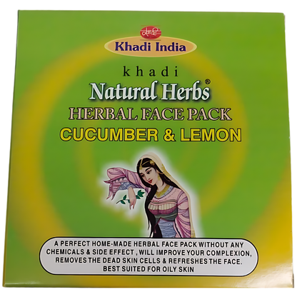 Herbal Cucumber & Lemon Face Pack