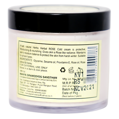 Herbal Cold Cream with Rose essential oil & Honey