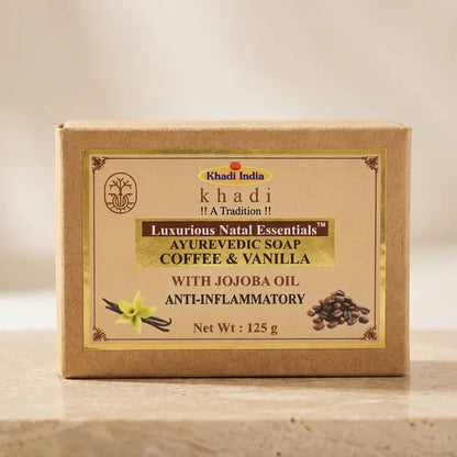 Ayurvedic Soap Coffee & Vanilla with Jojoba Oil