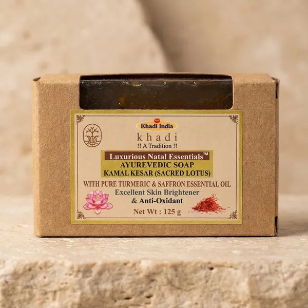 Ayurvedic Soap Kamal Kesar (Sacred Lotus)