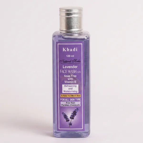 Herbal Lavender Face Wash (Round Bottle)