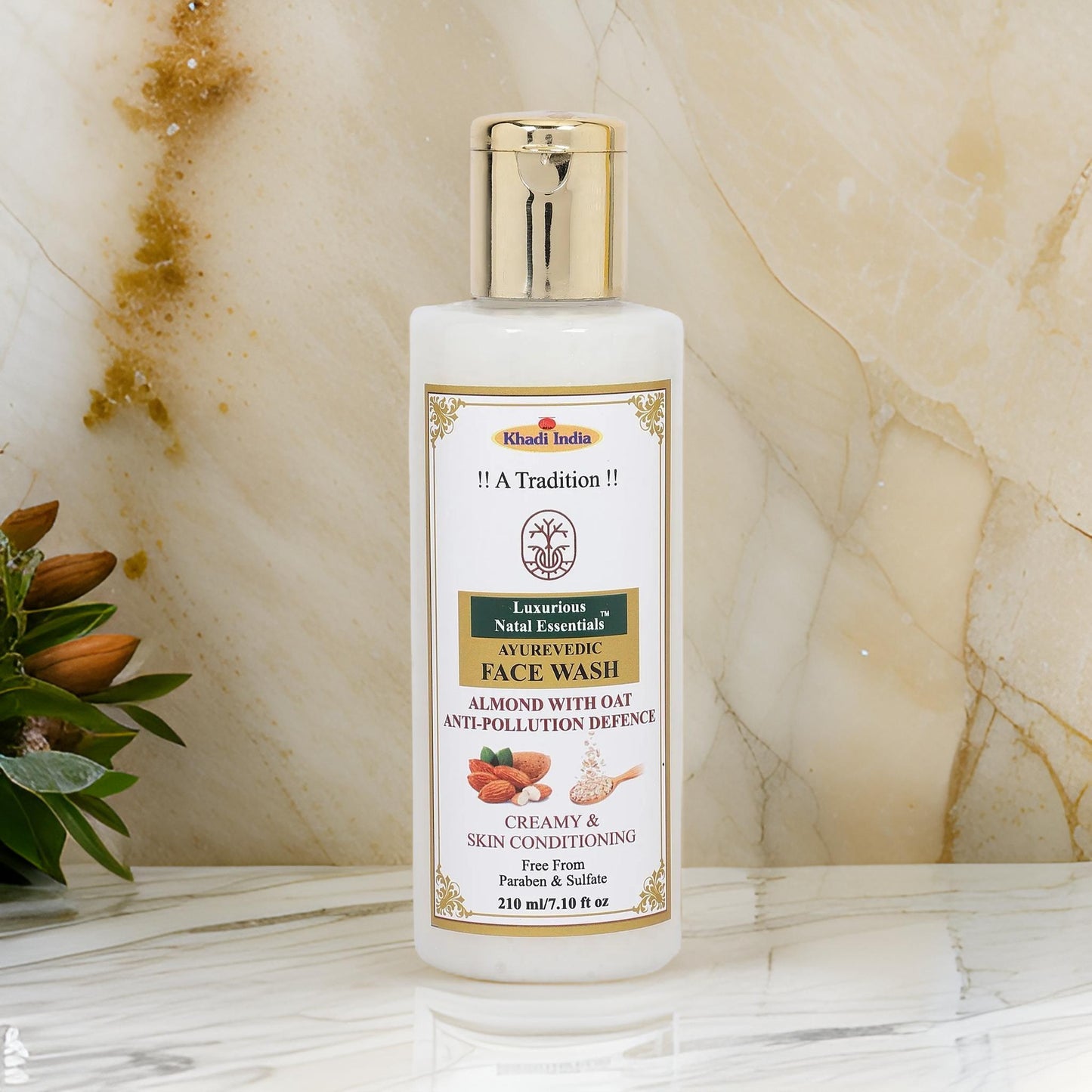 Ayurvedic Face Wash Almond with Oat