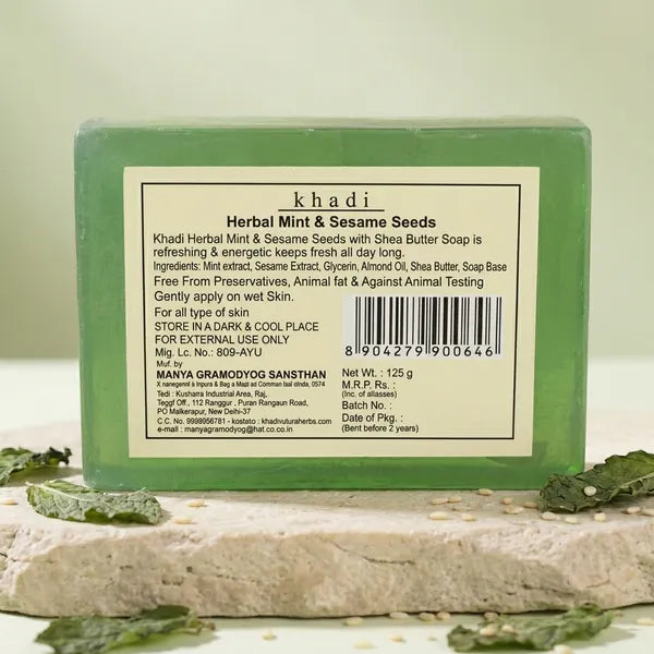 Herbal Mint & Sesame Seeds Soap