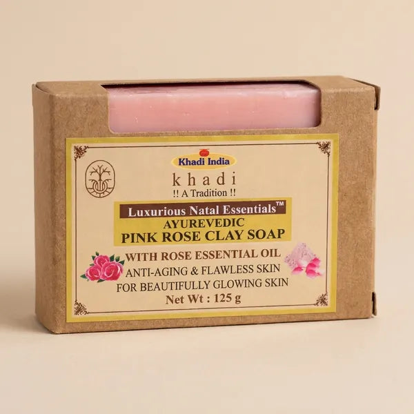 Ayurvedic Soap Pink Rose Clay