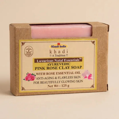 Ayurvedic Soap Pink Rose Clay