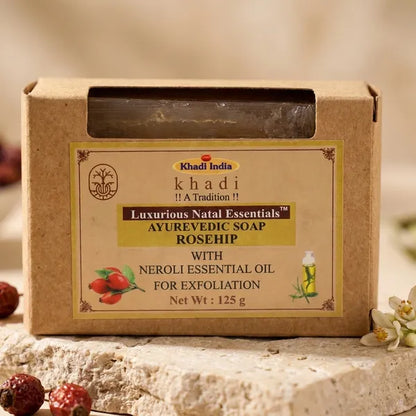 Ayurvedic Soap Rosehip with Neroli Essential Oil