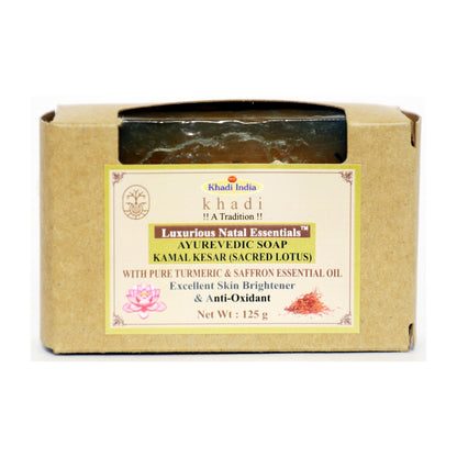 Ayurvedic Soap Kamal Kesar (Sacred Lotus)