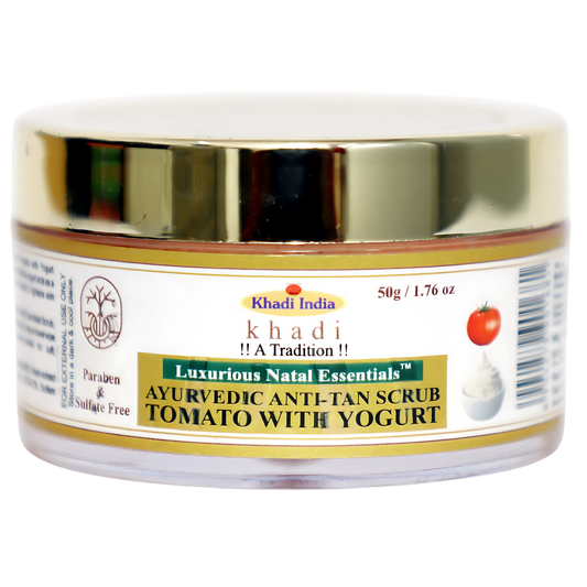 Ayurvedic Anti-Tan Scrub Tomato with yogurt