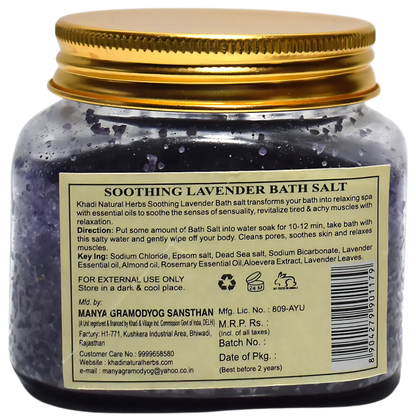 Herbal Bath Salt  Soothing Lavender