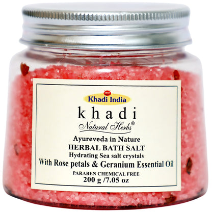 Herbal Bath Salt Rose & Geranium